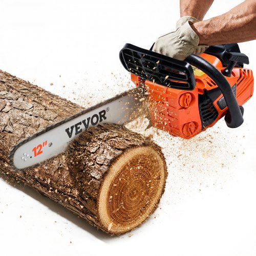 VEVOR 25.4cc 12-inch gas-powered handheld chainsaw